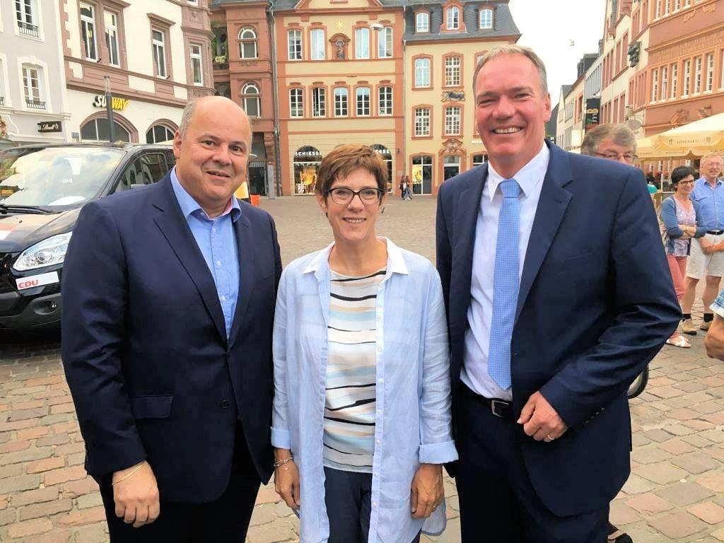 Annegret_Kramp-Karrenbauer_Andreas_Steier_Trier Annegret_Kramp-Karrenbauer_Andreas_Steier_Trier