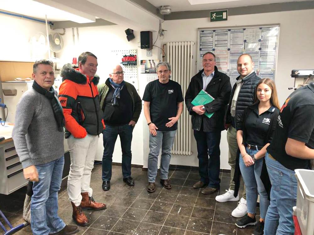 Andreas Steier CDU besucht Poss Orthopädie-Schuh-Technik 01 Andreas Steier CDU besucht Poss Orthopädie-Schuh-Technik 01