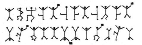 Monigotes danzantes de Sherlock Holmes Monigotes danzantes de Sherlock Holmes