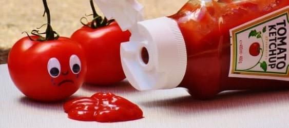 Tomatoes face mortality in a ketchup bottle Tomatoes face mortality in a ketchup bottle