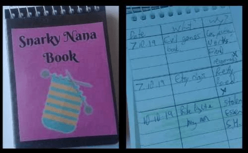 The Snarky Nana book helps curb impulse spending The Snarky Nana book helps curb impulse spending