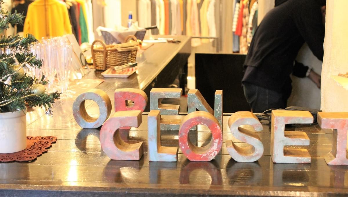 12月に実施されたOpen Closet Marketの様子 12月に実施されたOpen Closet Marketの様子