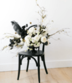 Haunting and Moody floral arrangement for Halloween Haunting and Moody floral arrangement for Halloween