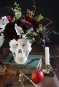 Haunting and Moody floral arrangement for Halloween Haunting and Moody floral arrangement for Halloween