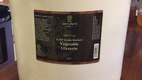 Here’s a picture of the glycerin I purchase (I make a lot of tincture!) Here’s a picture of the glycerin I purchase (I make a lot of tincture!)