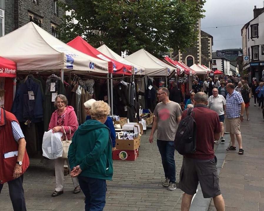 Summer Market day in Keswick Summer Market day in Keswick