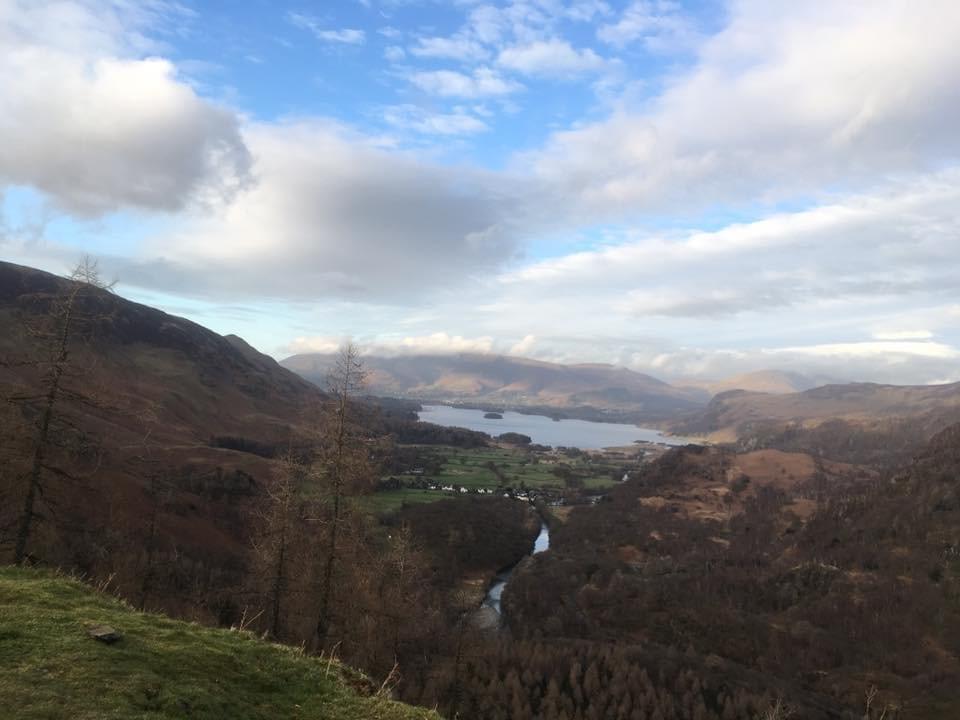 Derwent Water from Castle Crag Derwent Water from Castle Crag
