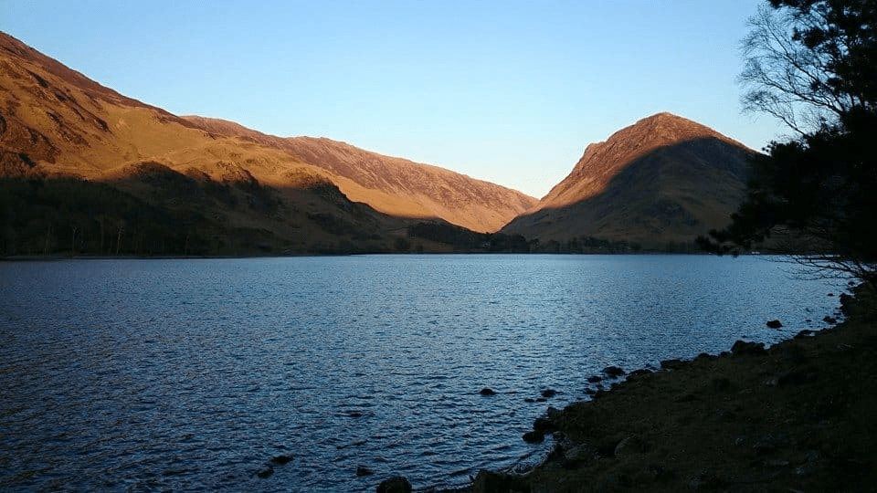 Buttermere at sundown Buttermere at sundown