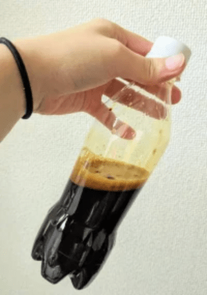 完成したコーヒー現像液 完成したコーヒー現像液