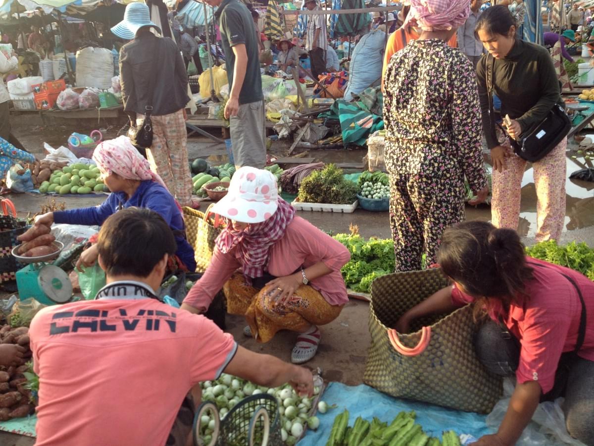 Stung Treng market Stung Treng market