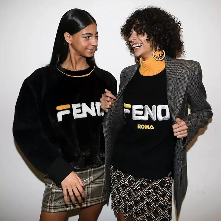 fendi fila roma t shirt