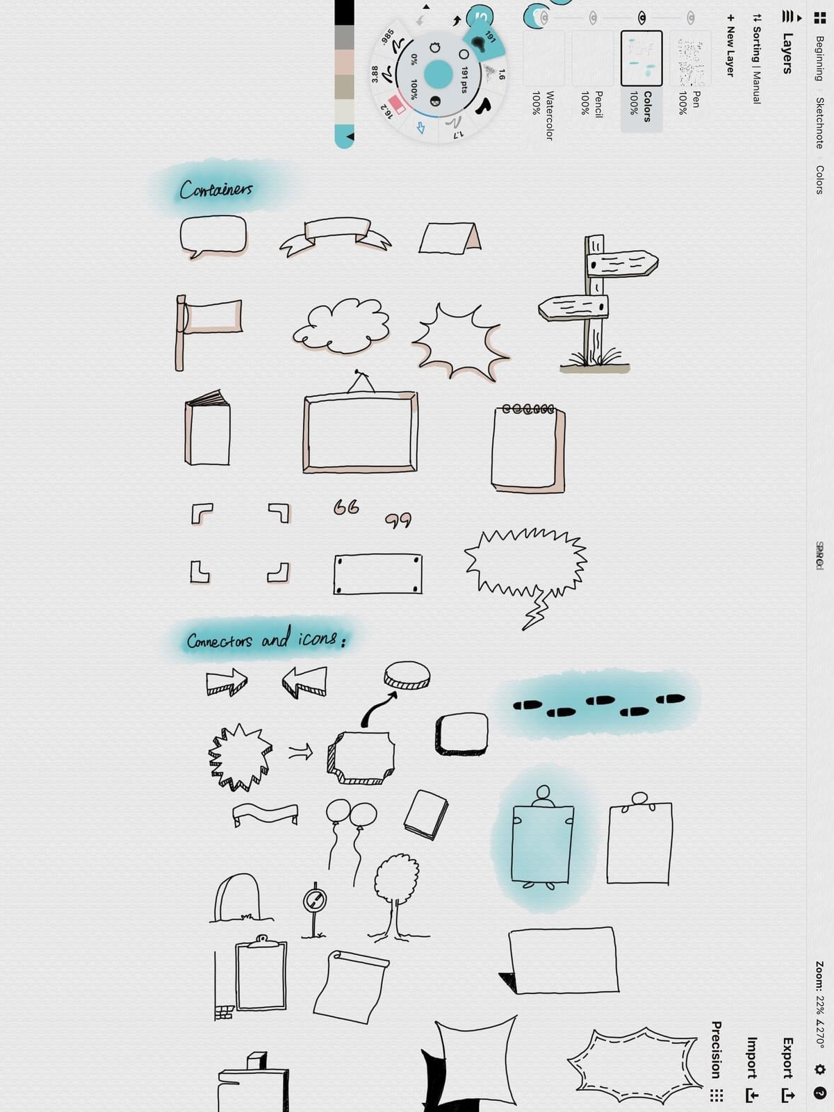 sketchnote containers sketchnote containers