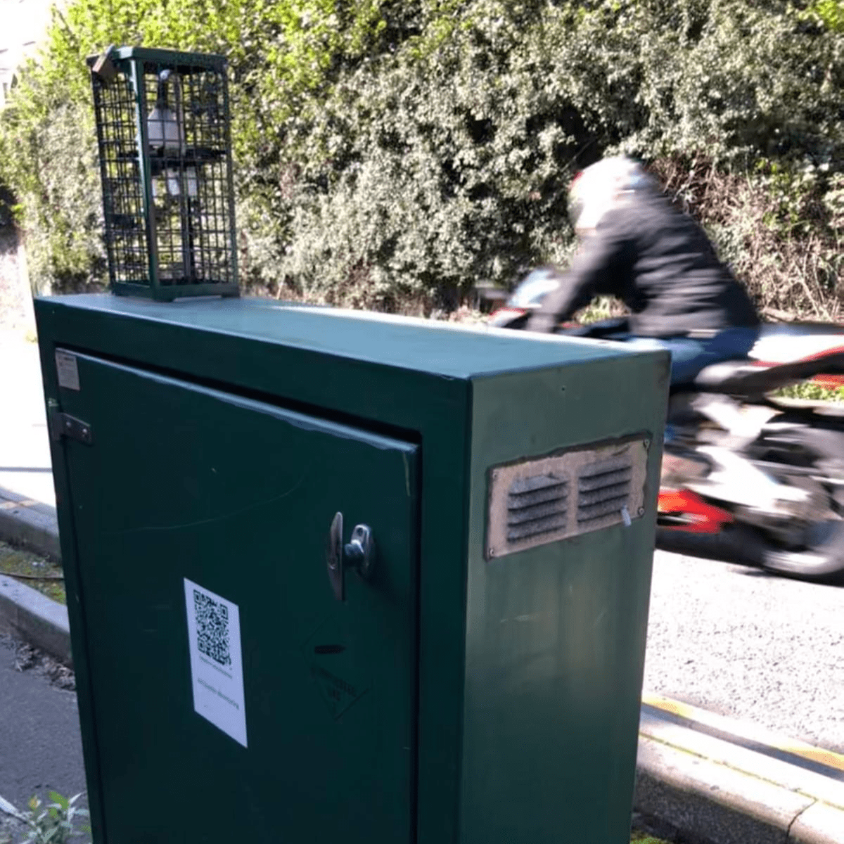 An air pollution monitor on Hafodyrynys Road, Wales, where houses are set to be demolished to remove exposure to air pollution An air pollution monitor on Hafodyrynys Road, Wales, where houses are set to be demolished to remove exposure to air pollution