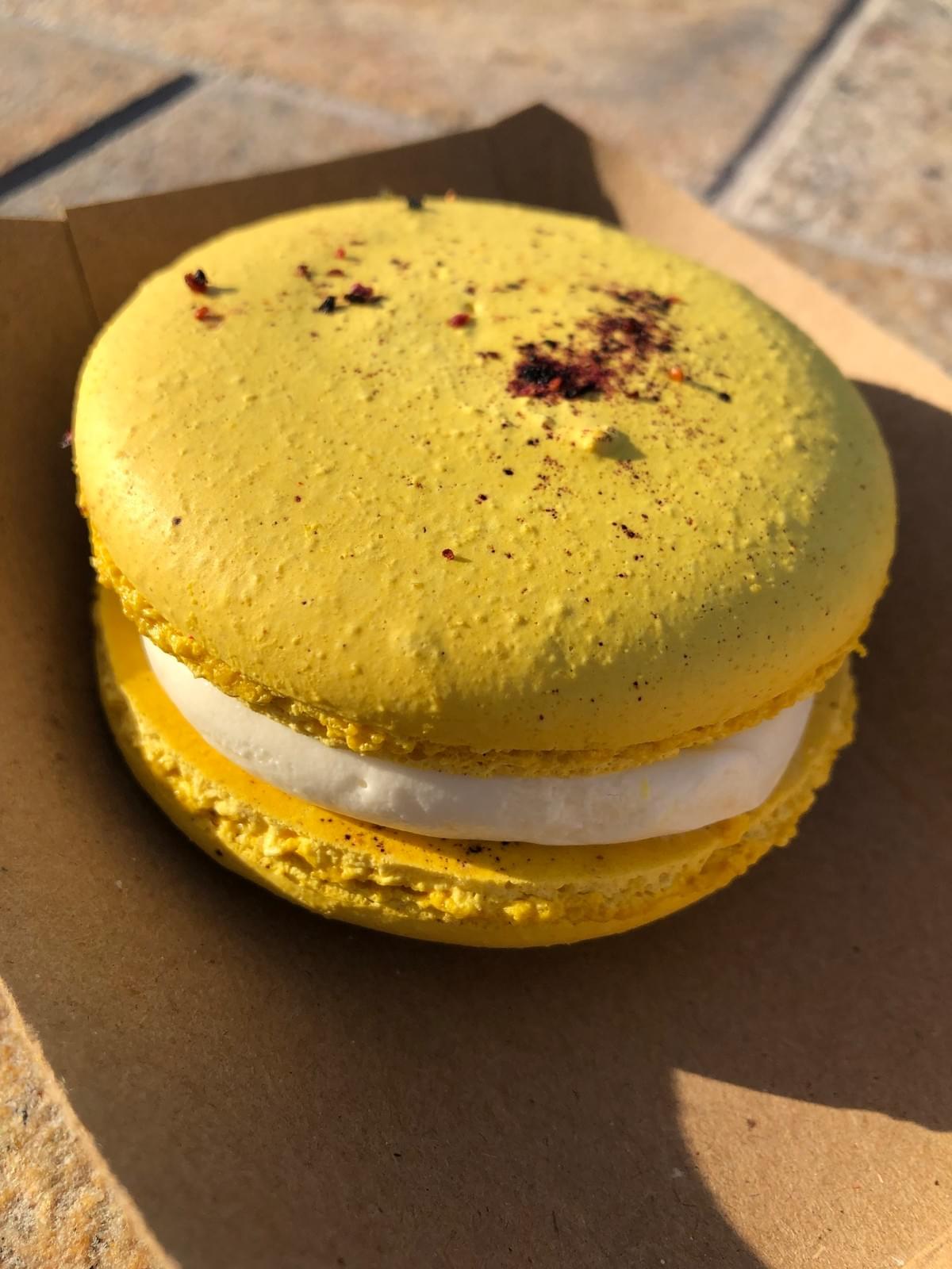 Meyer Lemon Blue Diamond Almond Macaron Meyer Lemon Blue Diamond Almond Macaron