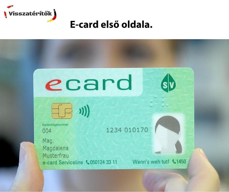 Osztrák E-card első oldala. Meddig érvényes az osztrák e-card? Hogyan kell kérni a cseréjét az osztrák e-card nak? Osztrák E-card első oldala. Meddig érvényes az osztrák e-card? Hogyan kell kérni a cseréjét az osztrák e-card nak?