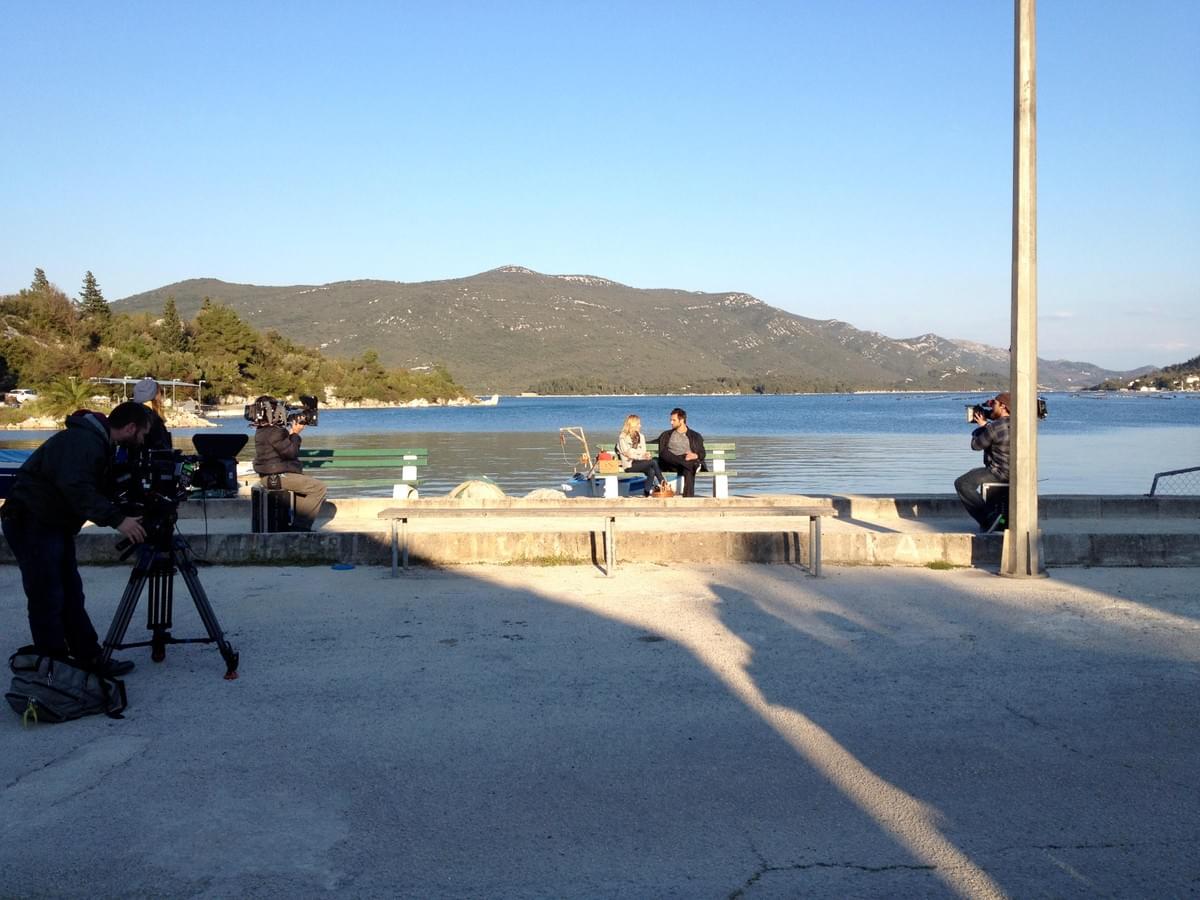 Emily Maynard & Ryan on their date in Croatia. Emily Maynard & Ryan on their date in Croatia.