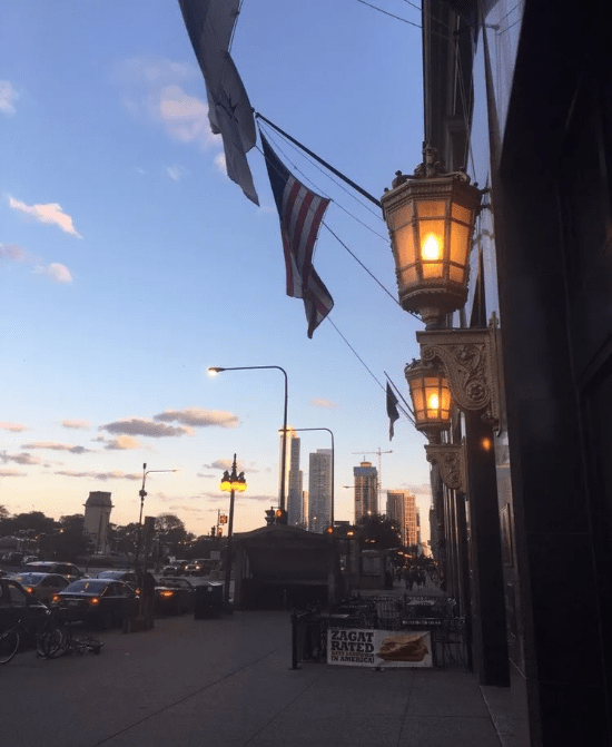 Along a lovely walk along Michigan Avenue with Dad, June 2018 Along a lovely walk along Michigan Avenue with Dad, June 2018