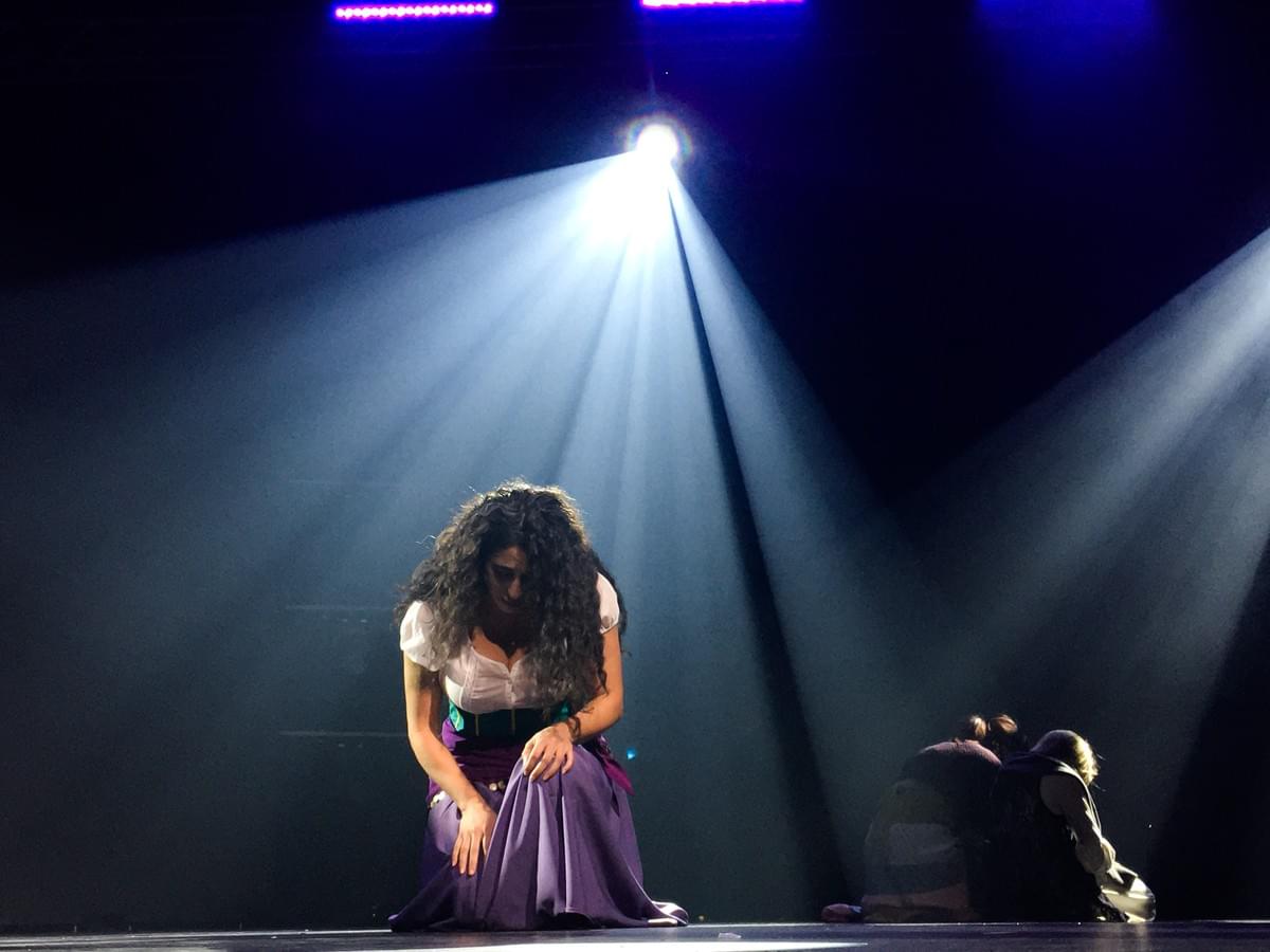 Classically trained vocalist Angelina Samreny sings "God Help the Outcasts" from Disney's production of The Hunchback of Notre Dame. Classically trained vocalist Angelina Samreny sings "God Help the Outcasts" from Disney's production of The Hunchback of Notre Dame.