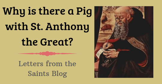 Why is there a Pig with St. Anthony the Great? Why is there a Pig with St. Anthony the Great?
