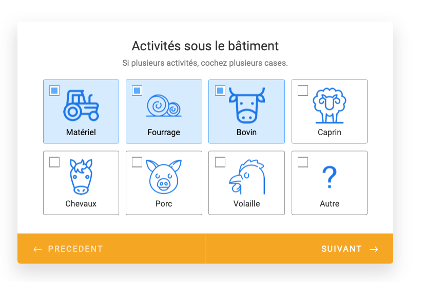 Activité sous bâtiment Activité sous bâtiment