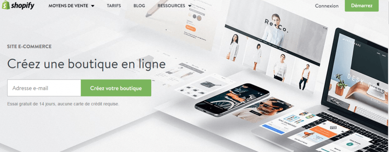 Créer une boutique Shopify Créer une boutique Shopify