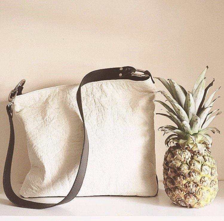 A pineapple leather bag A pineapple leather bag