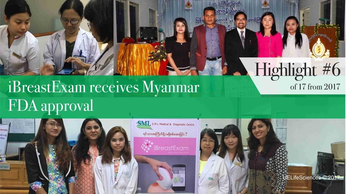 iBreastExam receives Myanmar FDA approval iBreastExam receives Myanmar FDA approval