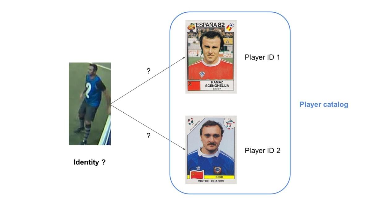 Identification with a catalog of player Identification with a catalog of player