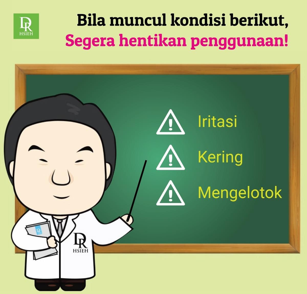 Stop penggunaan asam Stop penggunaan asam