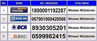 rekening resmi de nature rekening resmi de nature
