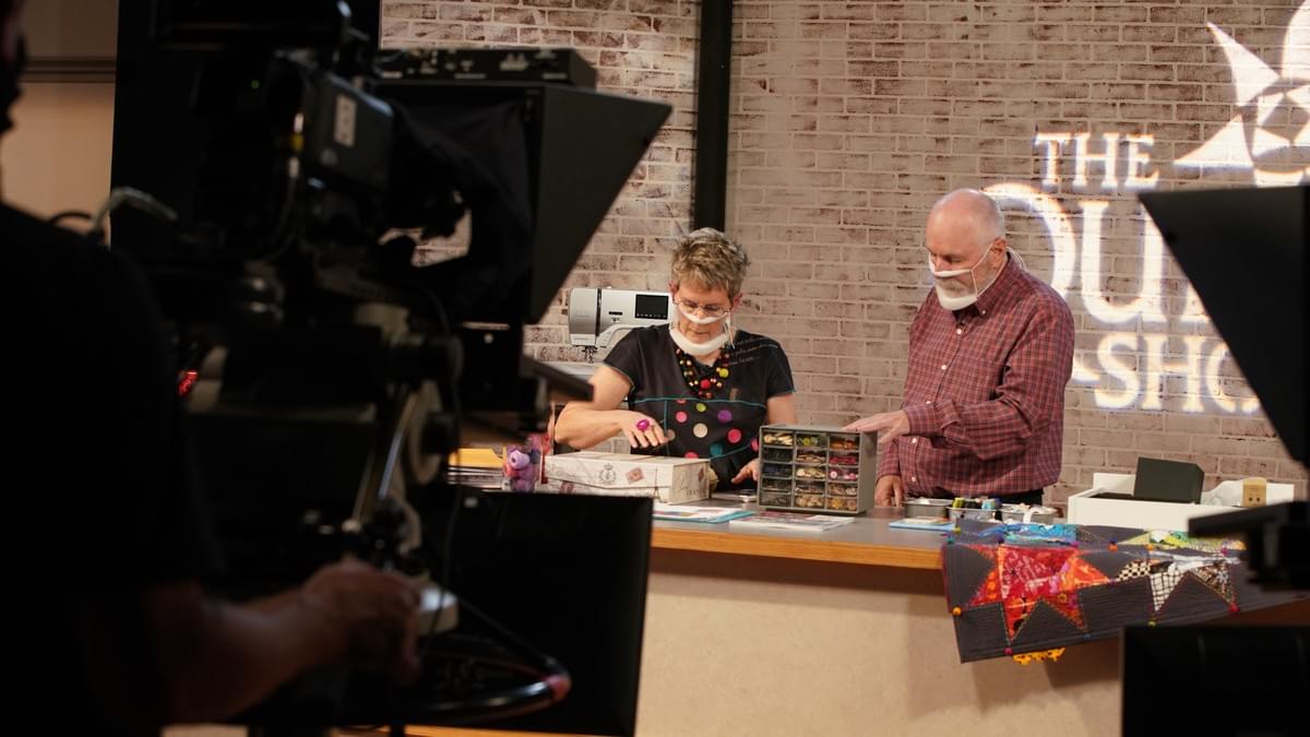 Taping my segment with host Ricky Tims. Taping my segment with host Ricky Tims.
