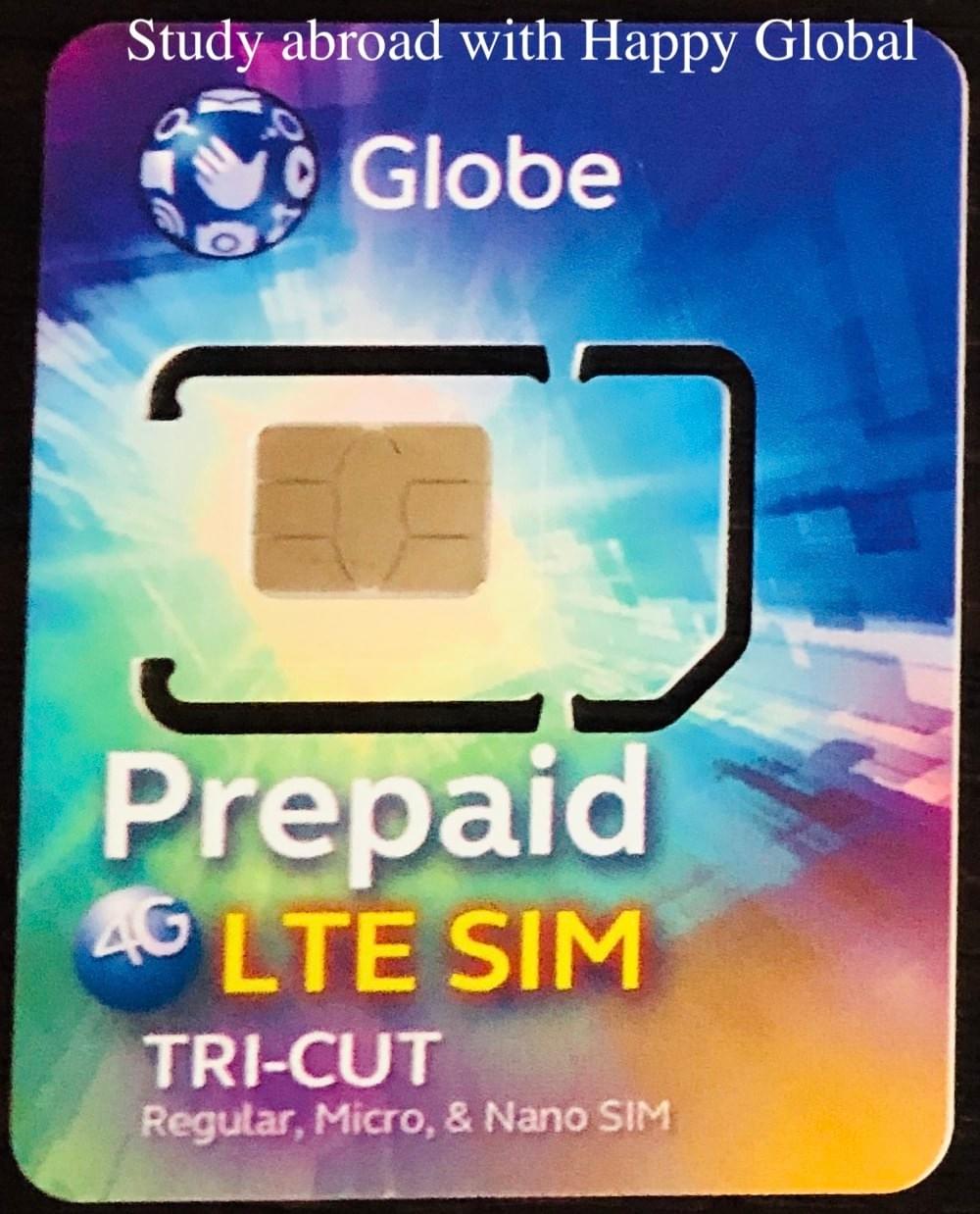 菲律賓電信Globe SIM Card @海培國際留遊學 菲律賓電信Globe SIM Card @海培國際留遊學
