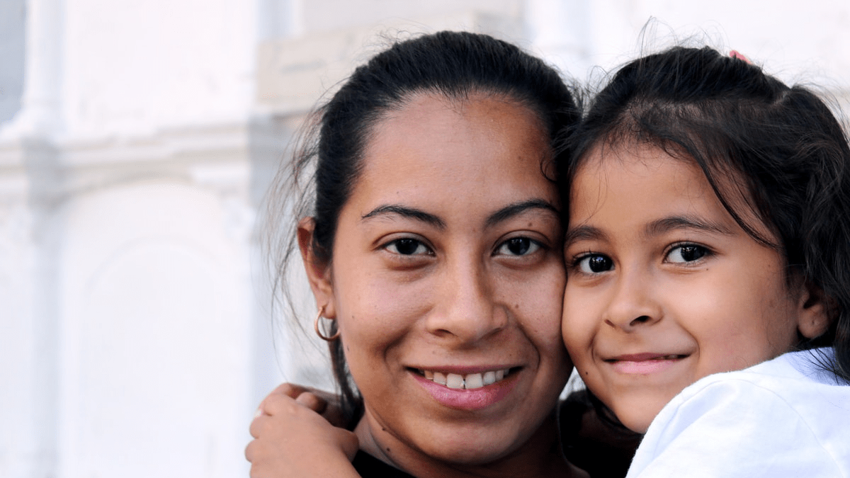 A woman and her daughter A woman and her daughter