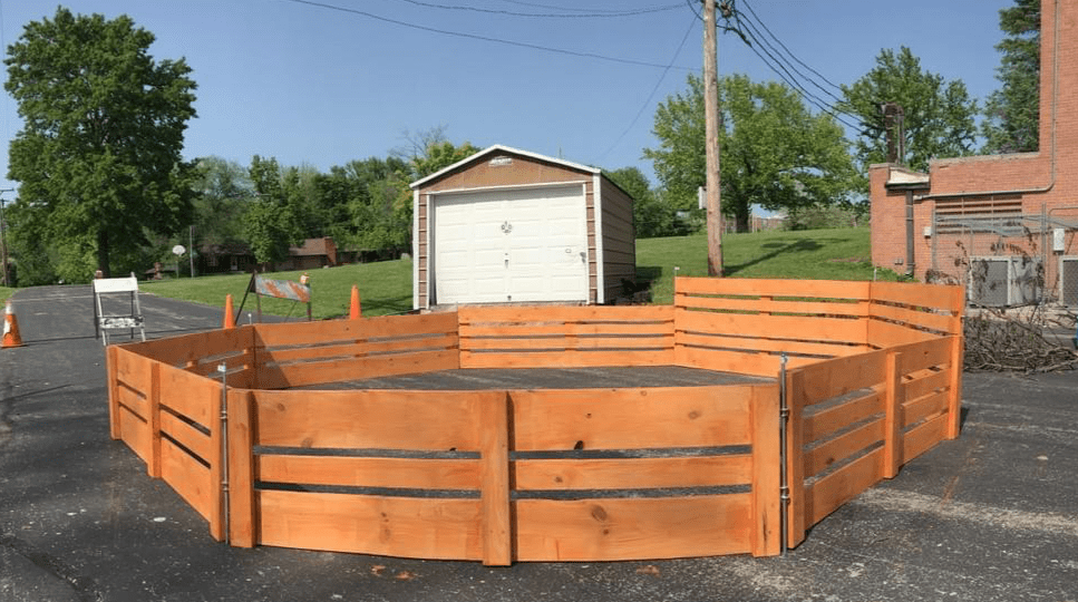 Homemade Gaga Ball Pit Homemade Gaga Ball Pit