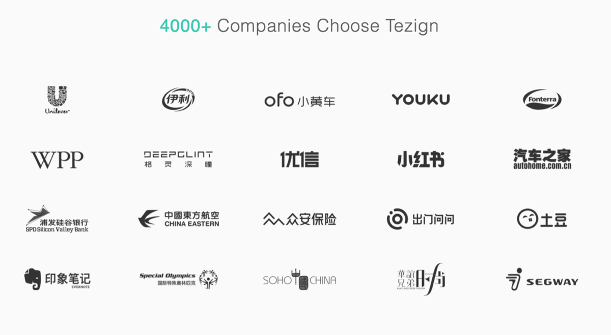 Tezign’s Clients Tezign’s Clients