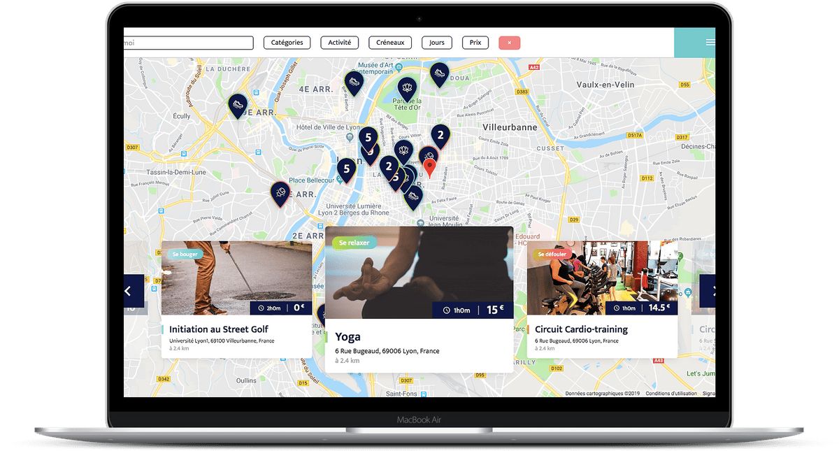 Mockup plateforme Envisport Mockup plateforme Envisport