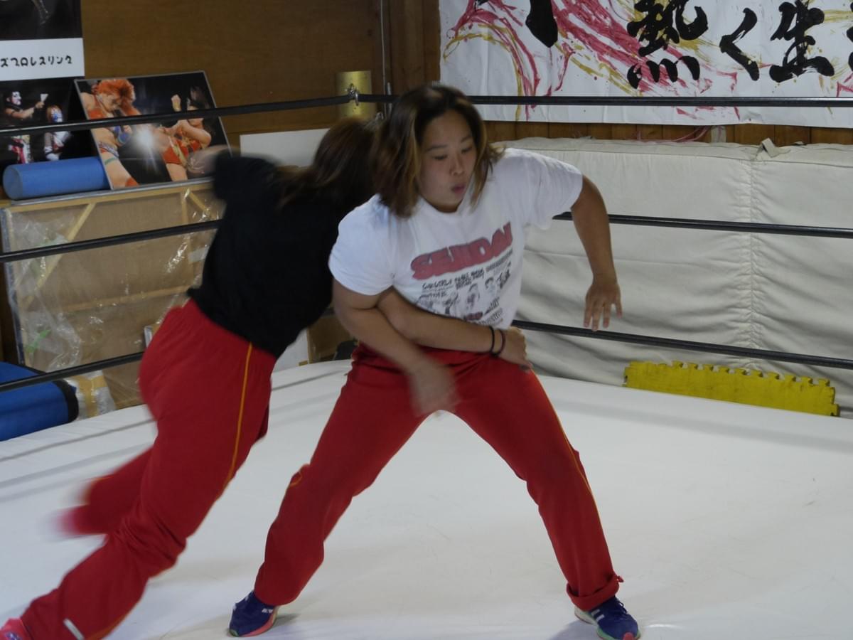 Preparing for a German Suplex Preparing for a German Suplex