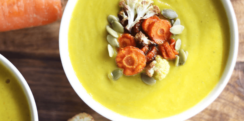Cauliflower and carrot soup Cauliflower and carrot soup
