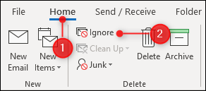 Outlook Home & Ignore Menu Outlook Home & Ignore Menu