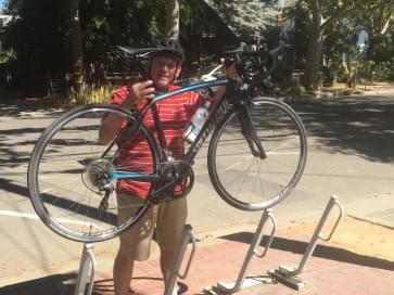 An “Active Transportation” advocate, Woodland citizen Tom Stallard stands firm on the positive implication of biking for air quality. An “Active Transportation” advocate, Woodland citizen Tom Stallard stands firm on the positive implication of biking for air quality.