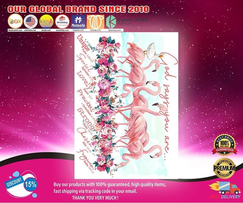 Wallpaper Hot Flamingo God Says You Are Poster For Free