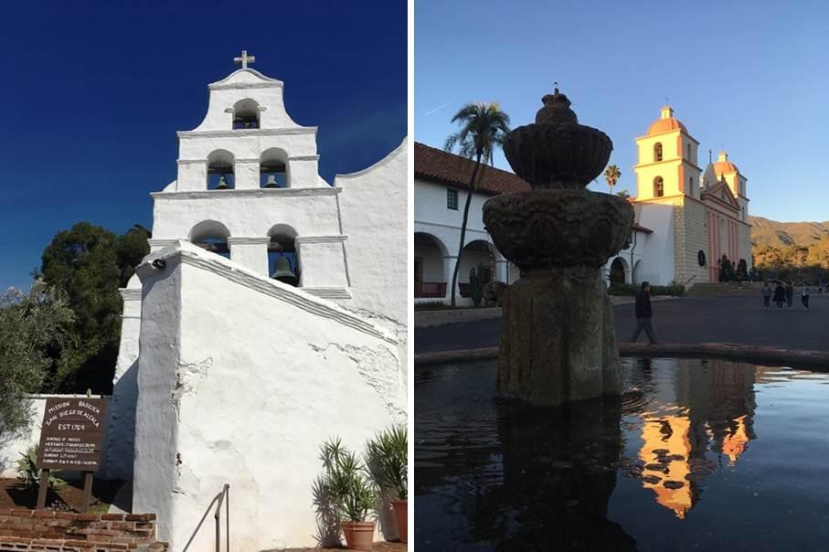 最南,也是最早設立的San Diego Mission──名勝Santa Barbara Mission。(圖|作者) 最南,也是最早設立的San Diego Mission──名勝Santa Barbara Mission。(圖|作者)
