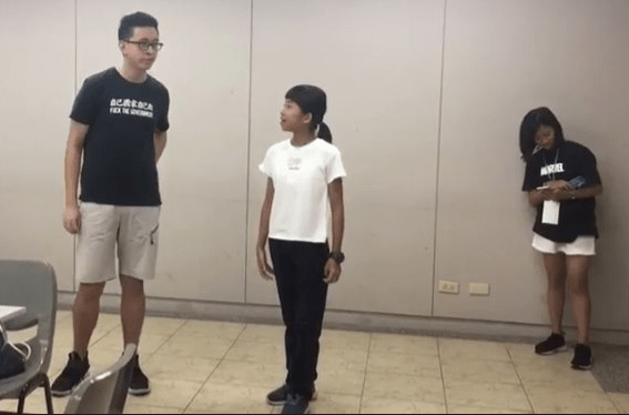改寫《路得記》上台公演劇照(圖片來源:作者提供) 改寫《路得記》上台公演劇照(圖片來源:作者提供)