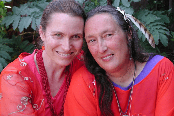 with my beloved friend, coven sister, and co-priestess Monica Balsdon at Solstice with my beloved friend, coven sister, and co-priestess Monica Balsdon at Solstice