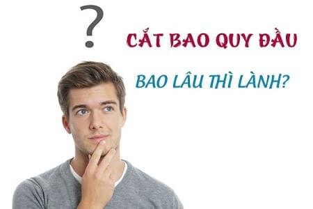 cắt bao quy đầu bao lâu thì khỏi, lành cắt bao quy đầu bao lâu thì khỏi, lành
