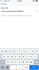 The generic Physical Web app simply allows the beacon URL to be changed Constantinople The generic Physical Web app simply allows the beacon URL to be changed Constantinople