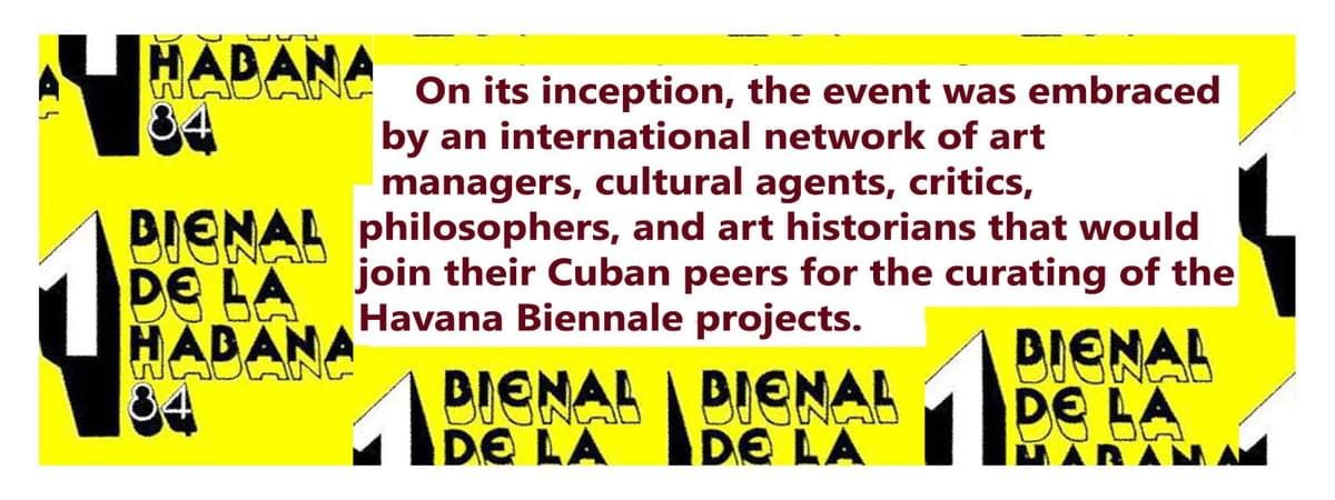 La Bienal de La Habana gathered international critics and art managers that helped promoting Cuban art purchases. La Bienal de La Habana gathered international critics and art managers that helped promoting Cuban art purchases.