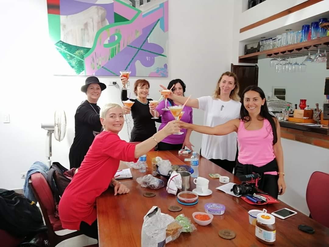 Salvador's clients at San Jose Hostel learn to prepare drinks. Salvador's clients at San Jose Hostel learn to prepare drinks.