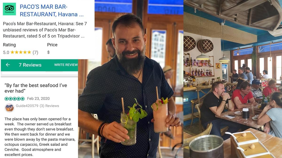 One of the newest and best Old Havana restaurants is Paco's Mar One of the newest and best Old Havana restaurants is Paco's Mar
