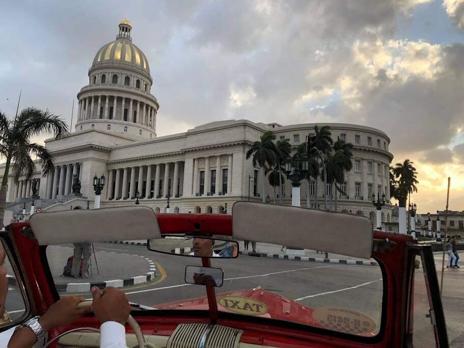 The Cuban National Capitol Dome looks very splashing after a full restoration. The Cuban National Capitol Dome looks very splashing after a full restoration.